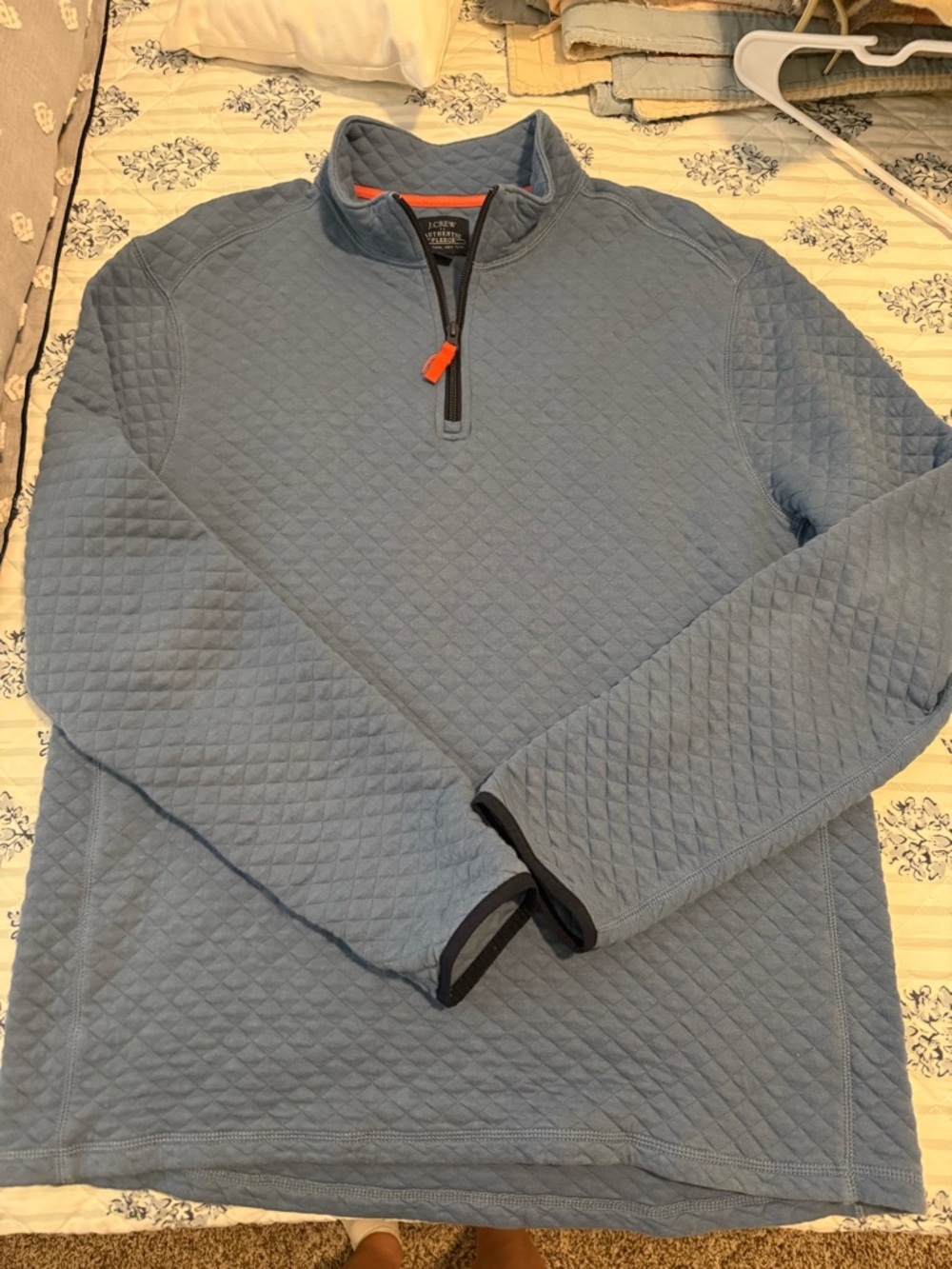 J. Crew Quilted Quarterzip